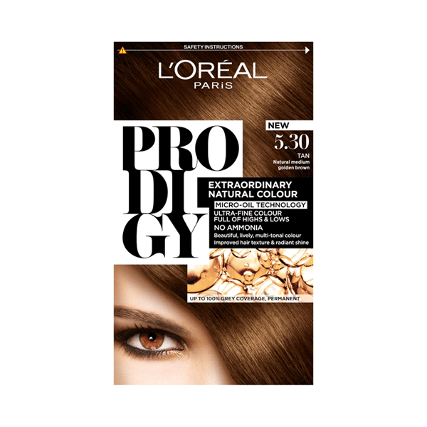 L'Oreal Prodigy Permanent Hair Colour 5.30 Tan