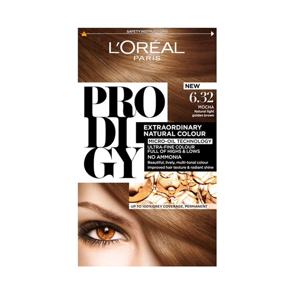 L'Oreal Prodigy Permanent Hair Colour 6.32 Mocha - East End Cosmetics ...