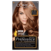 L'Oreal Recital Preference Permanent Hair Colour Havana Golden Mahogany Light Brown 6.35