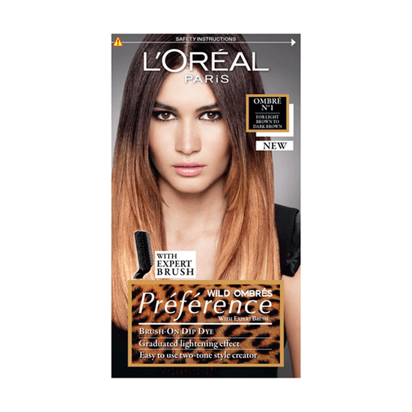 L'Oreal Wild Ombres Preference Permanent Hair Colour No1