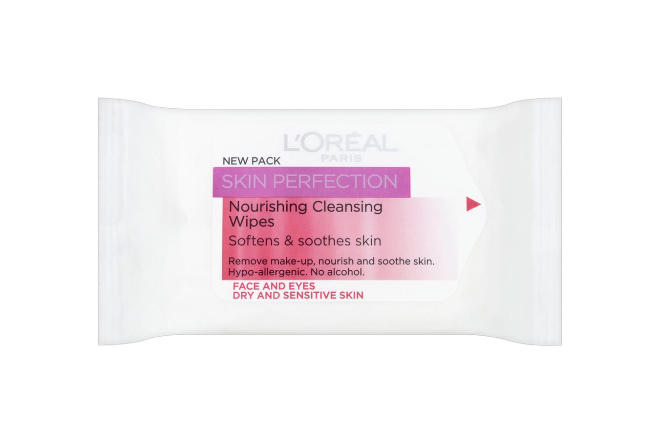 L'Oreal Paris Skin Perfection Nourishing Cleansing 25 Wipes