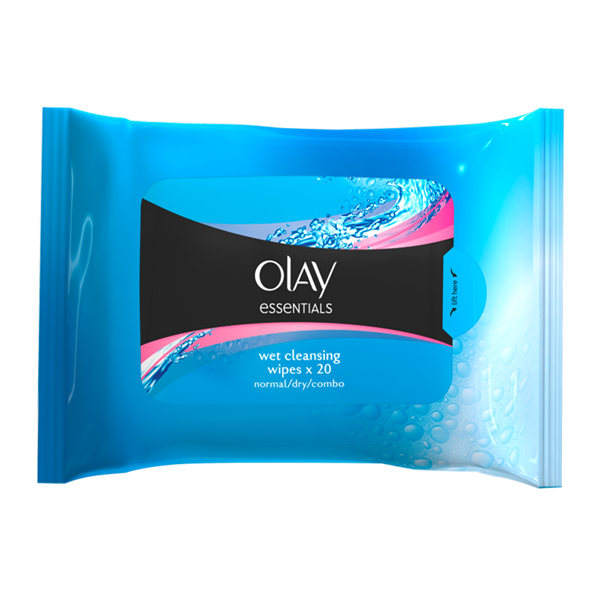Olay Essentials Wet Cleansing Wipes - Sensitive x 20