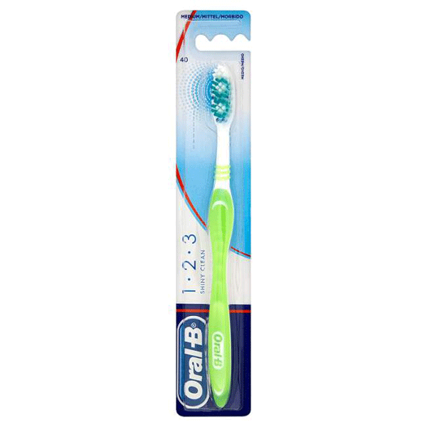 Oral-B Shiny Clean 1-2-3 Medium