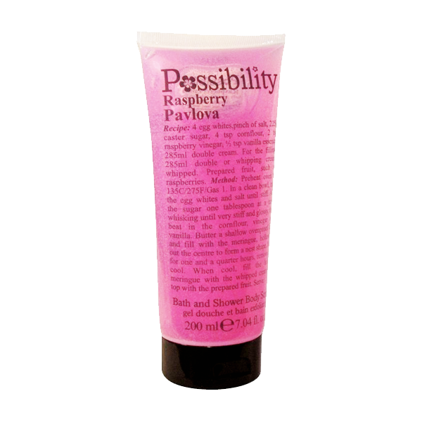 Possibility Raspberry Pavlova Bath And Shower Body Scrub 200ml