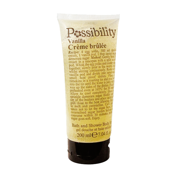 Possibility Vanilla Creme Brulee Bath And Shower Body Scrub 200ml