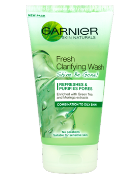 Garnier Fresh Clarifying Wash Gel Shine Be Gone 150ml