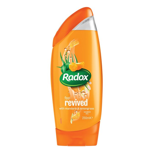 Radox Shower Gel Feel Revived With Mandarin & Lemongrass 250ml