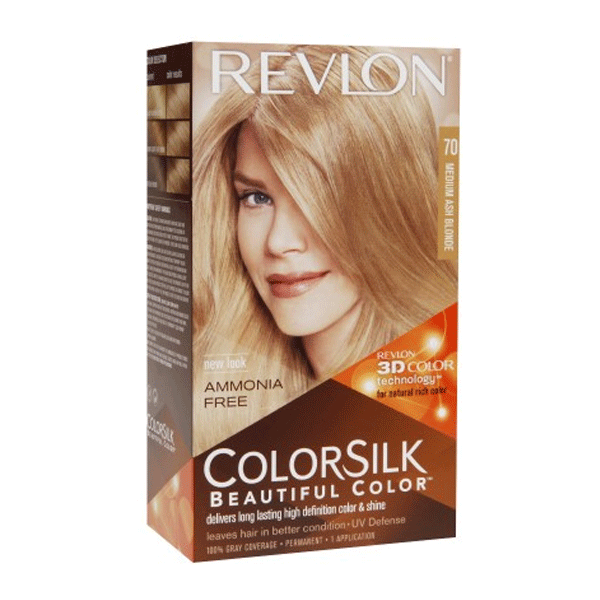 Revlon Colorsilk Beautiful Color 70 Medium Ash Blonde