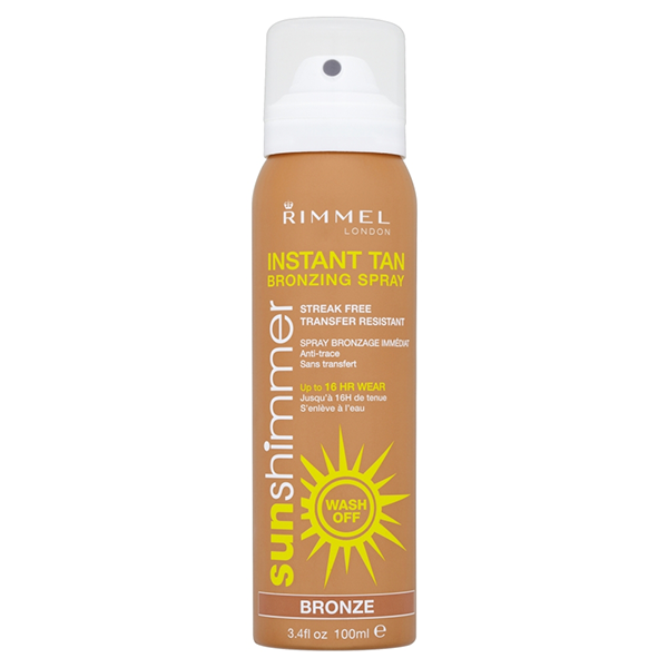 Rimmel London Instant Tan Bronzing Spray Sunshimmer Bronze 100ml