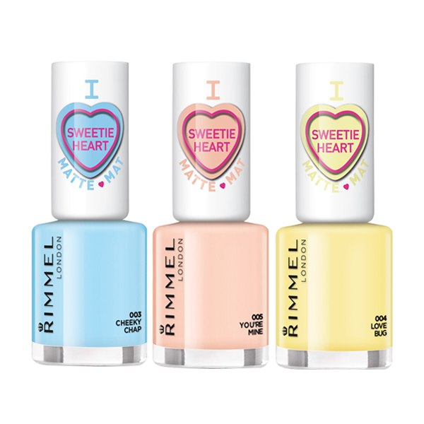 Rimmel London Velvet Matte Sweetie Heart Nail Polish