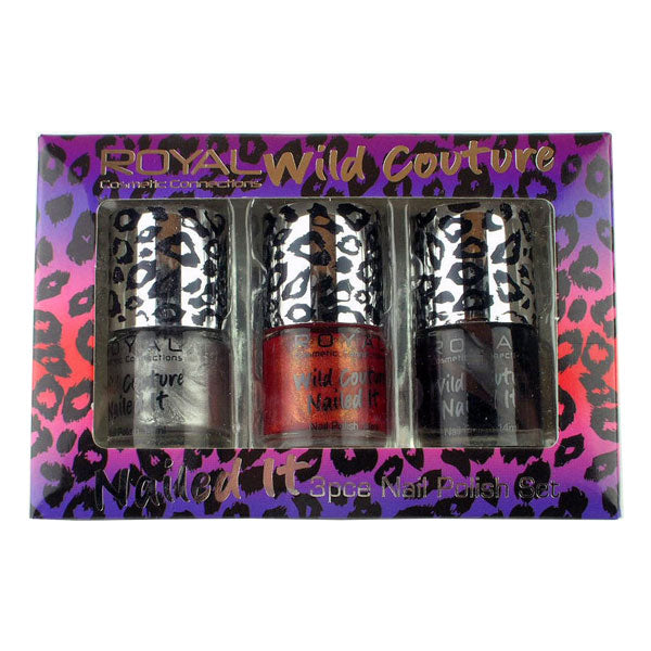 Royal Wild Couture Nailed It 3Pce Nail Polish Set A