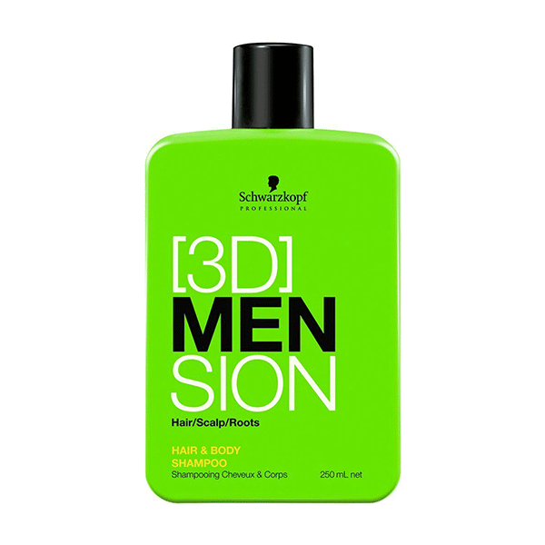 Schwarzkopf [3D] Mension Hair & Body Shampoo 250ml