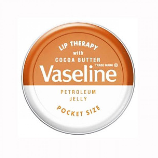 Vaseline Petroleum Jelly Lip Therapy Cocoa Butter 20g Pocket Type 