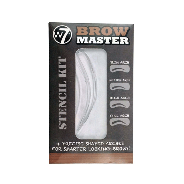 W7 4 - Precise Shaped Brow Master Arches Stencil Kit