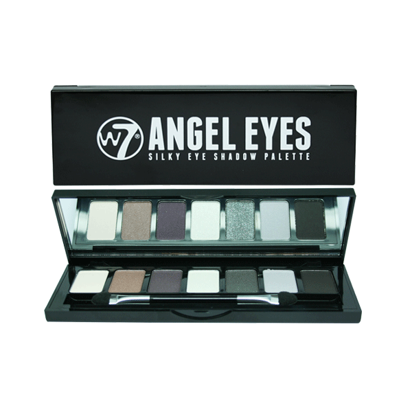 W7 Cosmetics Angel Eyes Silky Eyeshadow Palette - Jet Set