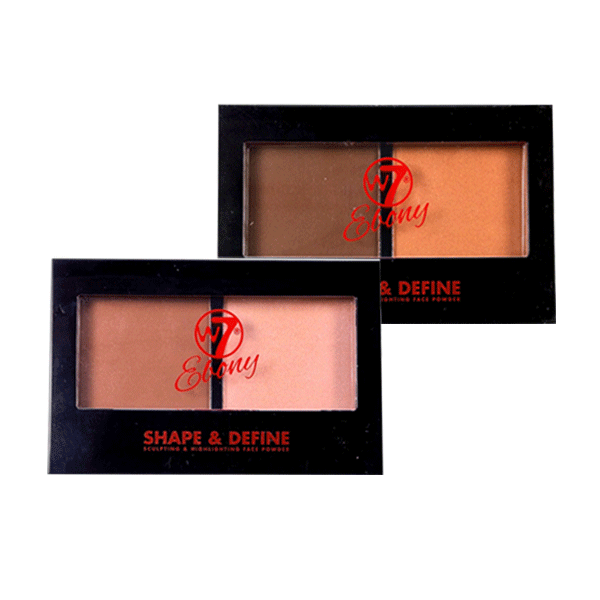 W7 Ebony Shape & Define Sculpting & Highlighting Face Powder