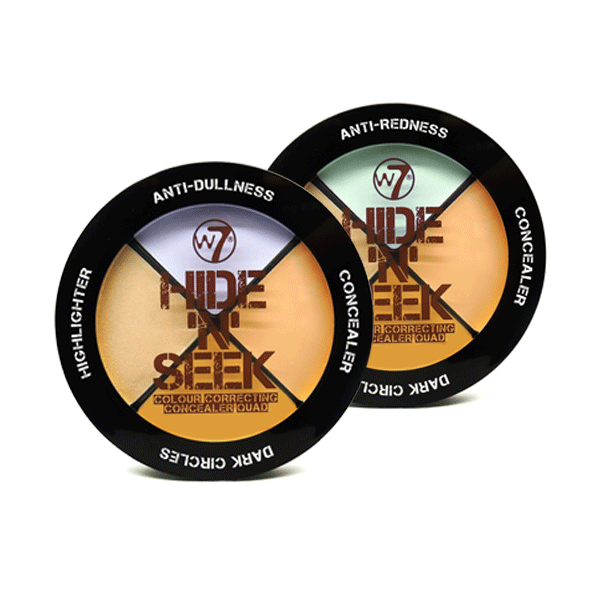W7 Hide 'N' Seek Colour Correcting Concealer Quad
