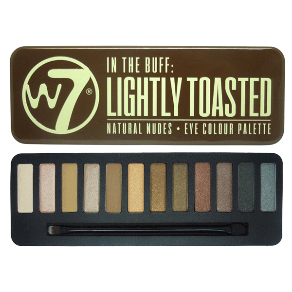 W7 In The Buff Lightly Toasted Natural Nudes Eye Colour Palette