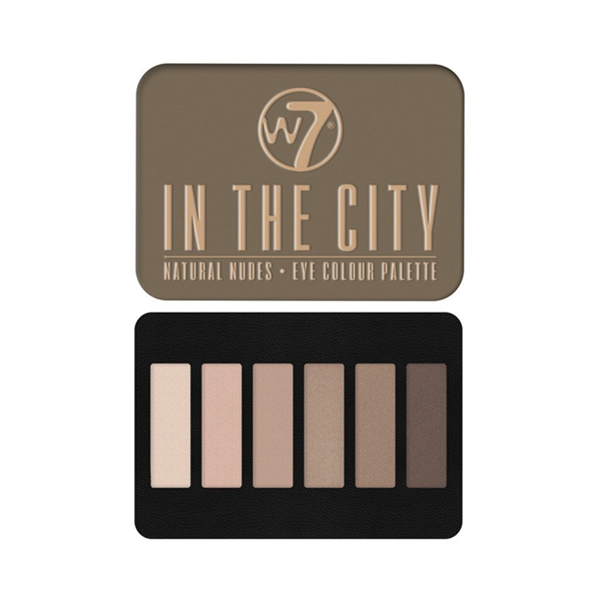 W7 In The City Natural Nudes Eye Colour Palette (6-Piece)
